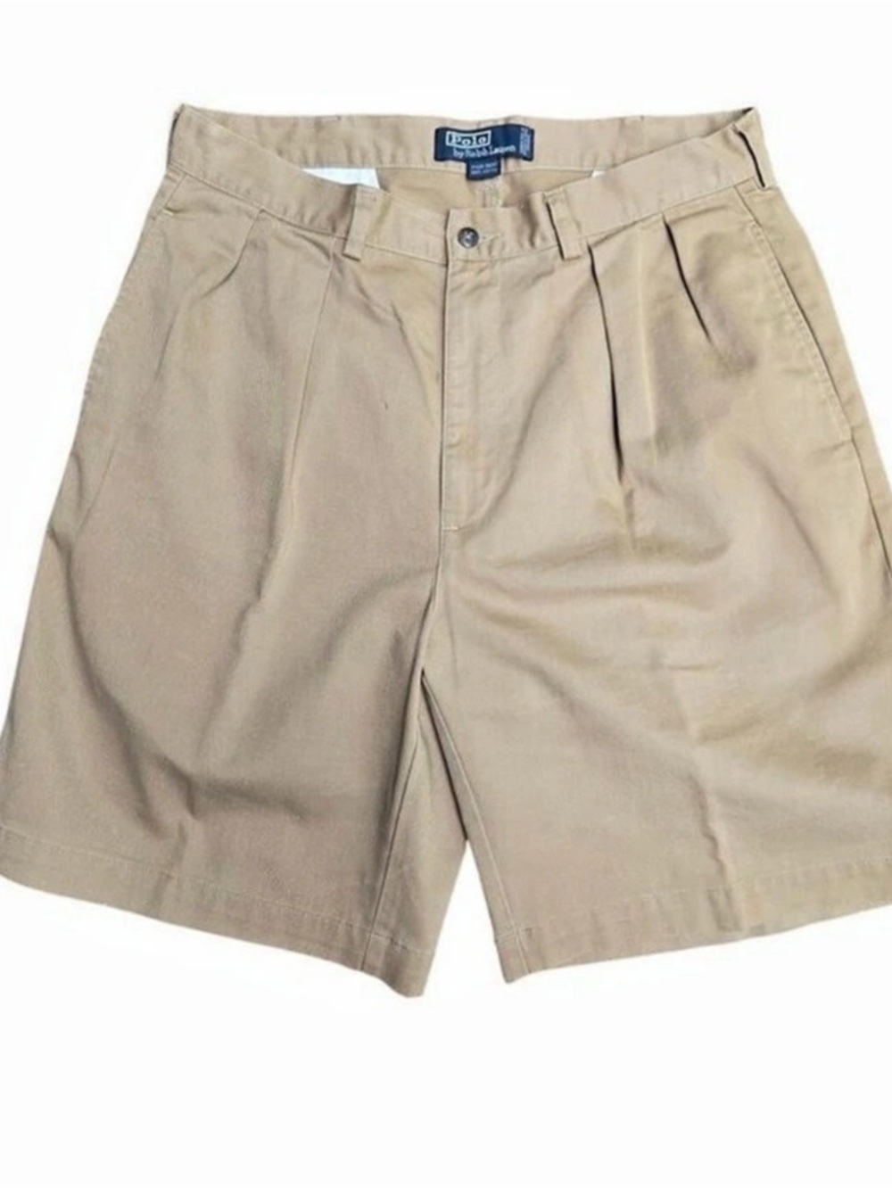 Vintage Y2K Polo Ralph Lauren Tyler
Short Classic Chino Khaki Pleated
Men's 34